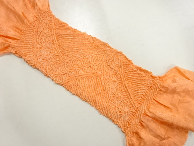 正絹　絞り　帯揚げ